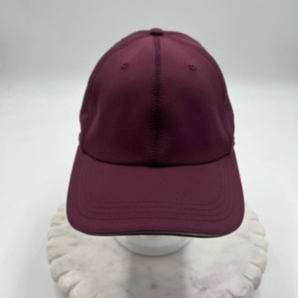 All In Motion Burgundy Performance Baseball Cap Adjustable Running Hat OSFM NEW